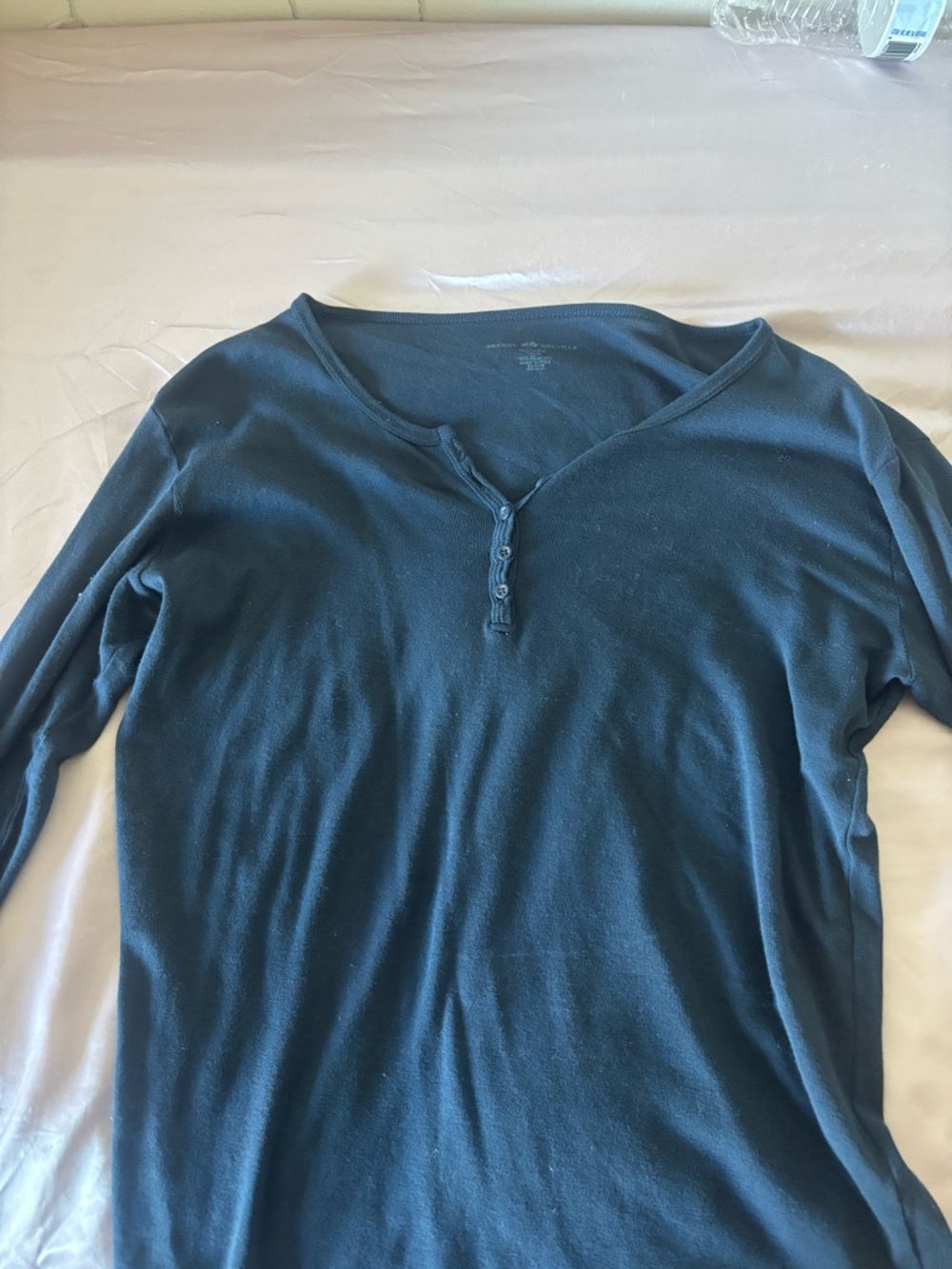 Brandy Melville Long-Sleeve Shirt in Dark Blue